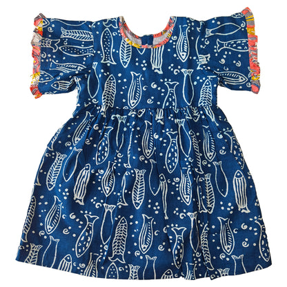 Indigo Blue Cotton Dress