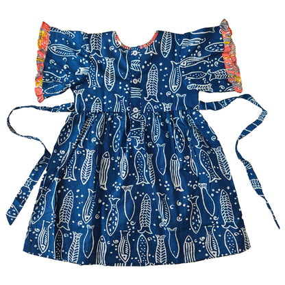 Indigo Blue Cotton Dress